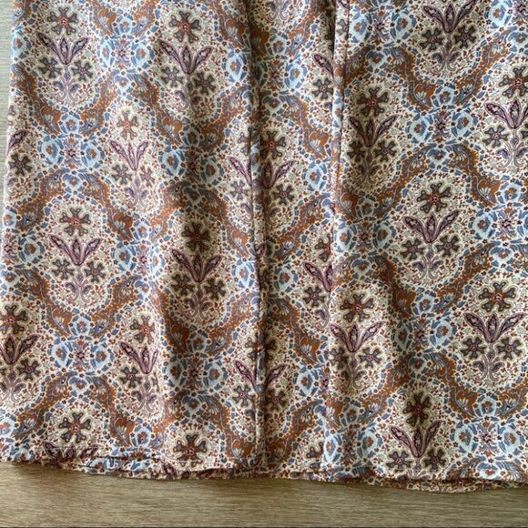 California Moonrise Floral Print Breezy Flowy Western Boho Dress - Picture 11 of 14